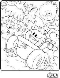 Club del pinguino para colorear. Printable Club Penguin Coloring Pages Coloringme Com