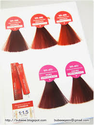 Red Violet Hair Color Chart