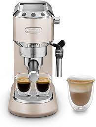 Coffee machine delonghi dedica reviews. De Longhi Dedica Style Ec 685 Bk Espresso Filter Holder Espresso Machine With Professional Milk Foam Nozzle 15 Cm Wide 1 Litre Water Tank Full Metal Casing E S E Pads Beige Amazon De Home