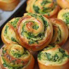 Spinach And Ricotta Rolls Recipe Yummly Recipe Savoury Baking Savory Snacks Recipes