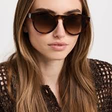 NEVER WORN Chloe Xena Sunglasses Havana-Havana Brown