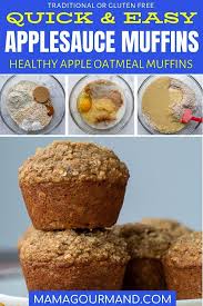 Easy Applesauce Muffins Recipe In 2020 Applesauce Muffins Recipe Using Applesauce Easy Applesauce Muffins