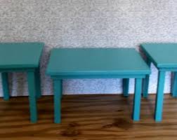 Pino's the easy answer to kitting out an urban garden. Teal Coffee Table Etsy