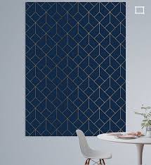 geometrisch patroon print van mdrn home op canvas behang en meer behang kamer behang modern behang