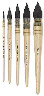 Isabey Original Siberian Blue Squirrel Quill Mop Blick Art Materials In 2021 Art Materials Watercolor Supplies Quilling