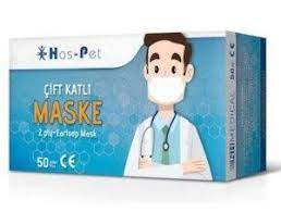 Has Pet Cift Katli Maske 50 Li Cift Urunler
