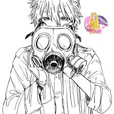 Black and white anime boy drinking from an apple juice container~hawt. Black And White Anime Boy By Notsocreativ On Deviantart