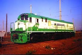 The G E U26 Diesel Electric Locomotive Now With The Ferronorte Livery And Broad Gauge Trucks Photo Shot At The Train Boa Vista Electric Locomotive
