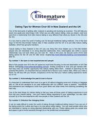 Probably the uk's favourite over 50's dating website. Dating Tips For Women Over 50 In New Zealand And The Uk By Elitematuredating Issuu