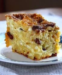 Sweet Noodle Kugel A Traditional Jewish Dessert With Noodles Cottage Cheese Sour Cream And Light Cre Passover Recipes Jewish Recipes Jewish Holiday Recipes