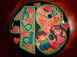 Birthday Cookie Cake Ideas Pin By Vero Vazquez On My Passion My Job Cookie Cake Birthday Happy Birthday Cake Pictures Birthday Cookies