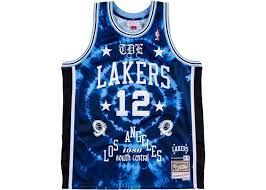 Download now for free this los angeles lakers logo transparent png picture with no background. Mitchell Ness X Schoolboy Q X Los Angeles Lakers Swingman Jersey Blue Tie Dye Ss20