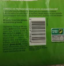 Brioche Tranchee Aux Oeufs Frais Weight Watchers 400 G