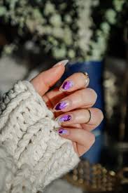 All seasonal ans casual nail art. Manicure Of The Month Purple Spring Nails Living After Midnite