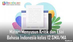 Sepuluh murid baru adalah cerita ini menggunakan alur maju, sehingga setiap kisah yang diceritakan menimbulkan rasa penasaran yang akan kelanjutannya. Materi Menyusun Kritik Dan Esai Mapel Bahasa Indonesia Kelas 12 Sma Ma Bospedia