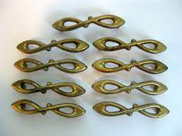 Lot Of 9 Vintage Mid Century Modern Drawer Pulls 2 5 Centers Small On Etsy 51 30 Modern Drawer Pulls Modern Drawers Mid Century Modern