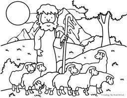 Lord Is My Shepherd Coloring Page Lecciones De Biblia Para Preescolar Paginas Para Colorear Para Ninos Paginas Para Colorear De Biblia