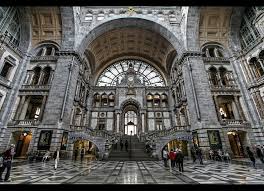 The station produces hydrogen from water. Antwerp Train Station Europe Train Belgium Travel Antwerp