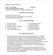 An accounting resume template hiring managers value. Free 14 Accounting Resume Templates In Ms Word Apple Pages Psd