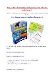 How to breed, race, win and make money download pdf. How To Breed Race Win And Make Money With Racing Pigeons