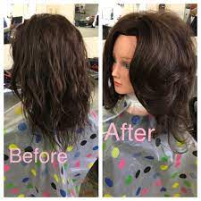 2 26 17 Before And After A Gorgeous Blowout Style With Lots Of Volume And Lift Using Thermal Spray To Protect The Hai Blowdry Styles Blowout Styles Hair Styles