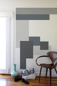 Color Blocking Wall Decals By Mina Javid For Blik Interior Walls Geometric Wall Paint Interior Wall Paint
