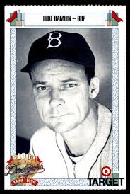 1990 TARGET DODGERS #313 LUKE HAMLIN BROOKLYN DODGERS