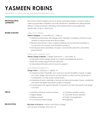 We value excellent academic writing and strive to provide outstanding essay writing service each and every time you place an order. Interior Design Resume Examples Livecareer
