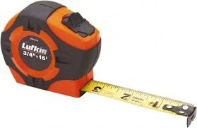 The graduations and numeric increments on these rulers are half the actual length of the object you are measuring; Lufkin 1 32 Inch Tape Measures Mscdirect Com