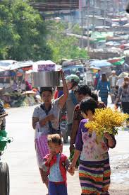 Myanmar is a wealth of different cultures. Market Taungyi Myanmar Burma Childhood Group Of People Child Women Real People Men Pxfuel