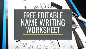 This writing worksheet generator replaces blank name tracing worksheets because you can finally customize them to say anything you want! Free Name Writing Practice Sheet For Kindergarten Kindergartenworks