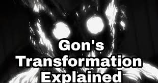 A play button in the shape of a. Gon S Transformation Explained Kevera