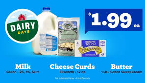 I just pulled in to get a tank of gas and decided to grab some for work. Kwik Trip 1 99 Milk Cheese Curds And Butter Thrifty Minnesota