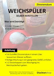 21 Anwendungen Mit Zitronensaure Weichspuler Weichspuler Selber Machen Putzmittel Selbstgemacht