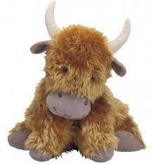 Scottish Highland Coo Stuffed Animal Highland Cow Cow Nursery Teddy Bear Stuffed Animal
