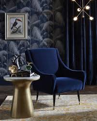 Dcorstore On Instagram Beautiful Blue Interior Love The Blue Gold Combination Perfect For Any M Interior Dining Room Furniture Design Interior Design