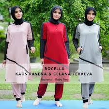 Rekomendasi model baju olahraga muslimah yang pertama ada setelan olahraga warna pink. Jual Baju Olahraga Setelan Olahraga Muslim Baju Senam Muslim Rocella Kab Bekasi Toko Falin Tokopedia