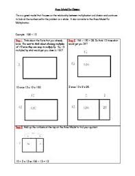 Worksheets, 4th grade math worksheets pdf and fifth grade math worksheets. How To Area Model For Division 2 Digit Divisor Math Operations Math Division Fifth Grade Math