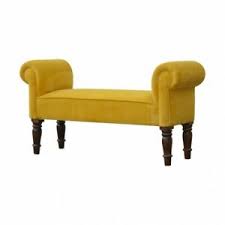 Maybe you would like to learn more about one of these? Velvet Mustard Coloured Low Ottoman Bedroom Bench Ebay