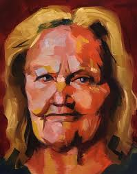 Billy Jean Hill “Untitled (Female Portrait Study)” H.M. painting |