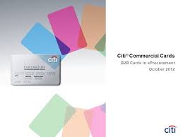 Citi business credit cards don't report card activity to personal credit bureaus, meaning your personal credit score won't be affected if you miss a payment on your citi business credit card. Citi Commercial Cards B2b Cards In Eprocurement October 2012 P U R C H A S I N G Ppt Download