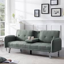Sage Green Sofa Wayfair Ca 97 d x 185 w x 20 h cm.