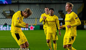 After the match he was involved in bizarre interview. Erling Haaland Looks Baffled By Very Awkward Interview After Scoring Twice For Dortmund Daily Mail Online