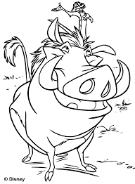 Les dessins � colorier sont disponibles juste pour toi. Timon And Pumbaa The Lion King Kids Coloring Pages