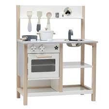 kid s concept houten keukentje natural wit wooden toy kitchen wooden play kitchen toy kitchen set