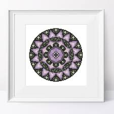 This cross stitch quote pattern is perfect to. Black And Violet Mandala Cross Stitch Pattern Https Etsy Com Listing 606173504 Mandala Cross S Cross Stitch Patterns Modern Cross Stitch Cross Stitch Designs