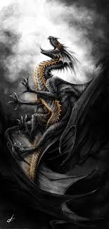 Black And Gold Dragon Tattoo Pin By Joe Hernandez On Fantasy Fantasy Dragon Dragon Pictures Dragon Artwork