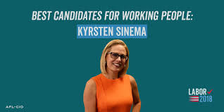 Demokratska stranka osvojila je još jedno mesto u američkom senatu pošto je prebrojavanje glasova u arizoni trajalo skoro sedam dana, a nova senatorka je postala kirsten sinema. Best Candidates For Working People 2018 Kyrsten Sinema Afl Cio