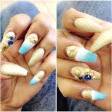 Beach Nails Miami Nails Sand On The Beach Coffin Nails Nail Art Beach Nails Nails Miami Nails
