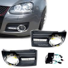 2004 2008 Vw Golf 5 Gti Bumper Led Daytime Running Lights Drl Am Gti Vw Golf Running Lights